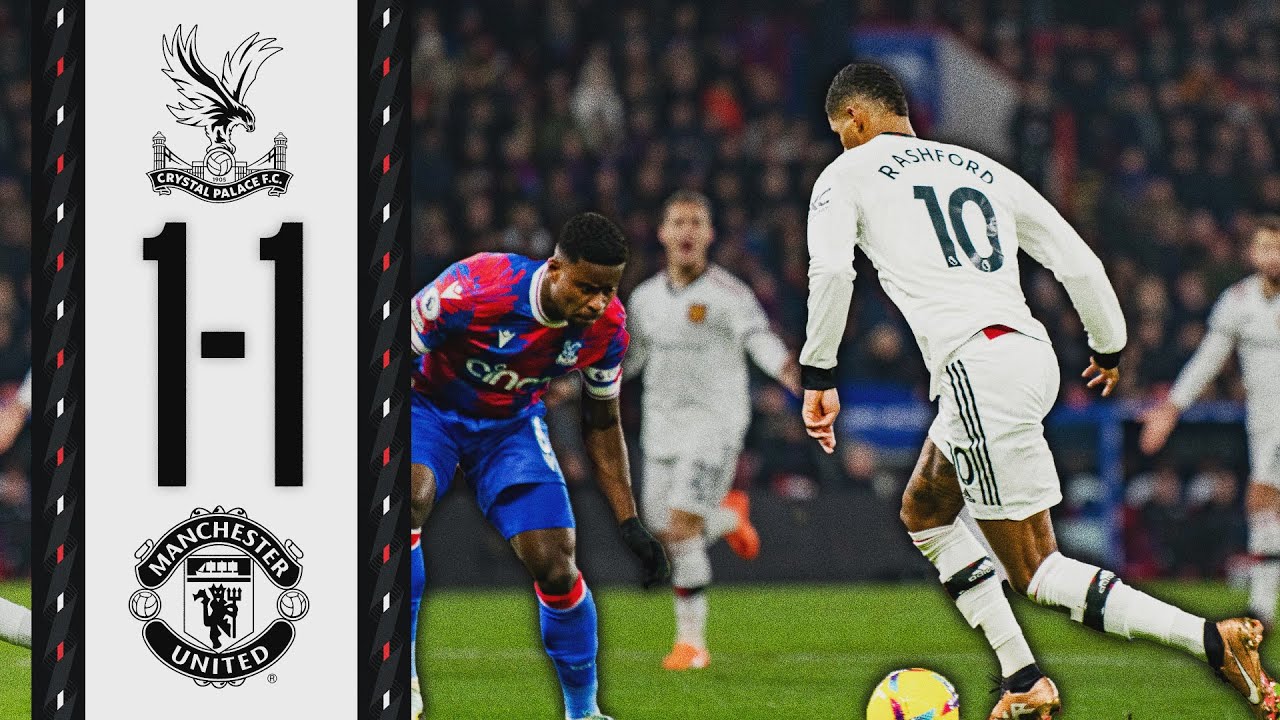 A Point On The Road 🛣️ | Crystal Palace 1-1 Man Utd | Highlights