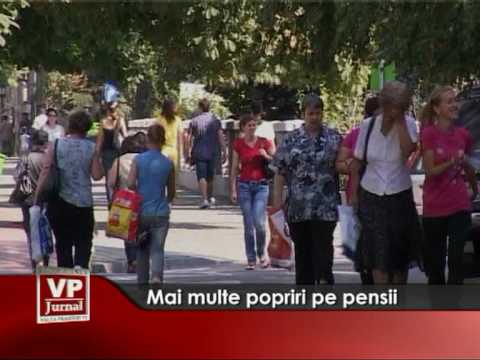 Mai multe popriri pe pensii