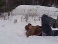 Gnarly Bro Sledding