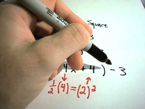 how to turn a quadratic into vertex form