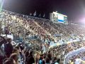 Durante el Málaga - Athletic de Bilbao.