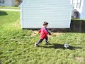 JonJon playing soccer JonJon playing soccer