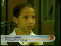 Reportaje televisivo sobre la presentación de los mejores proyectos del X Congreso Infantil de Informática Educativa MEP-FOD para niños y niñas de escuelas primarias de Costa Rica, agosto 2007