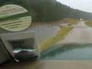 Discovery on flooded road