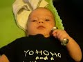 Logan and his Rattle