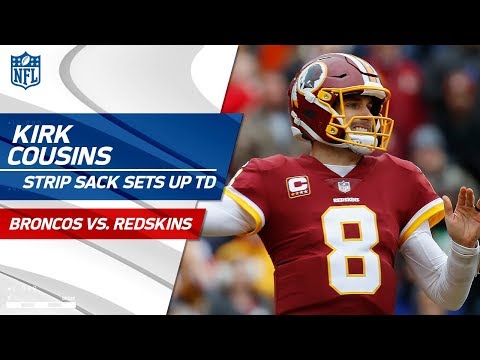 Video: Smith Strip Sacks Osweiler to Set Up Cousins' TD Pass to Crowder! | Broncos vs. Redskins | NFL Wk 16