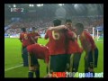 Goal for Spain - David Villa 44' (2-0)  Spain - Russia 4-1  