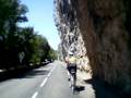 Cycling Through Prehisto Park near Figeac France