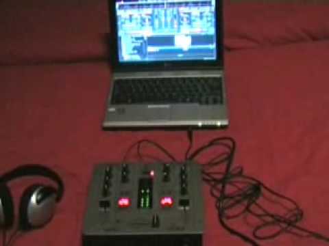 how to connect laptop to dj mixer