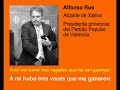 Alfonso Rus y los burros ( PP Xàtiva )