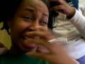 My sister combing my hair.... part 1...lol