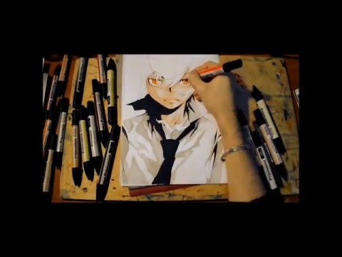 Speed Drawing Tsunayoshi Sawada - Katekyo hitman reborn