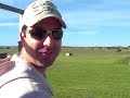 Julian shooting very very fast. Shooting clays.