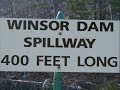 Winsor dam spillway at the Quabbin reservoir Winsor dam spillway at the Quabbin reservoir