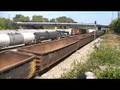 NS G38 meets CSX Q580-06 at Coffey's Cliff