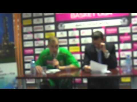 1. część konferencji prasowej po meczu Intermarche Basket Cup. Anwil - Śląsk 80:83.