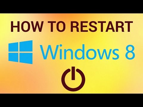 how to restart windows 8
