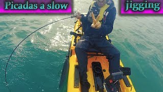 Picadas a Slow Jigging desde Kayak