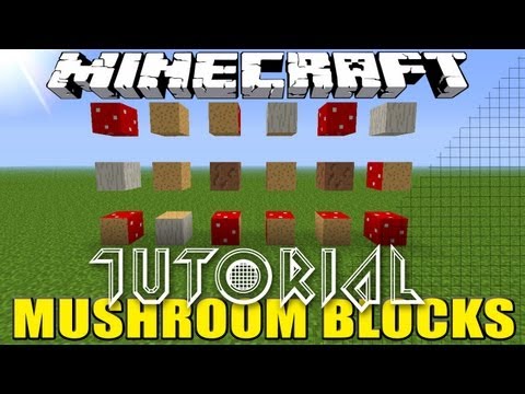 how to harvest mushroom blocks in minecraft pe