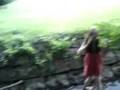 crossing the creek