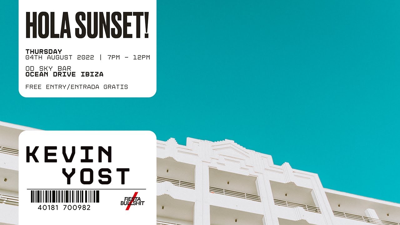 Kevin Yost - Live @ Sky Bar Ocean Drive Ibiza 2022