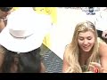 Alem�o e Iris numa queda de bra�o