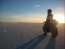 KX500 Sunset Run at Bonneville