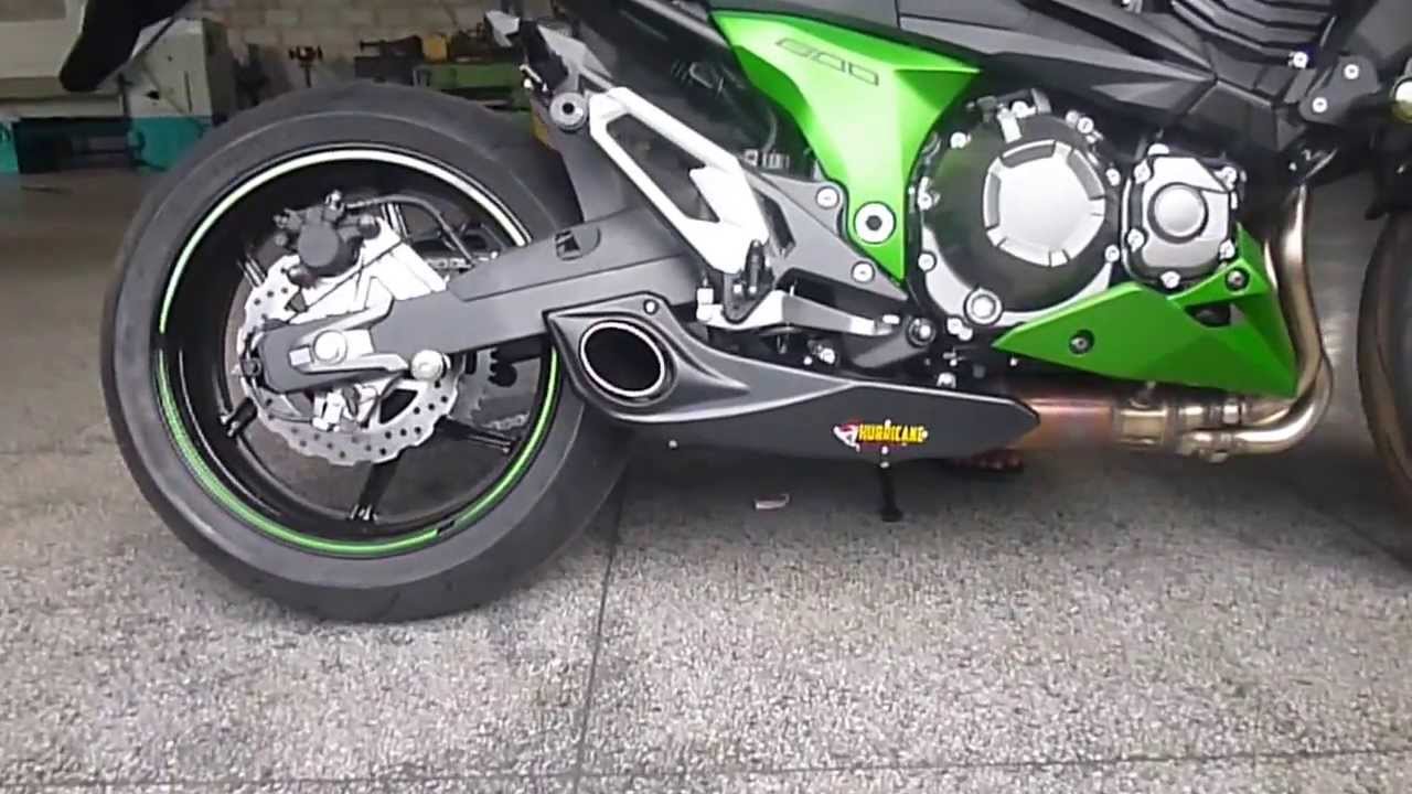 Capa do vídeo  Escapamento Hurrimade Snake Kawasaki Z 800 2013 a 2017