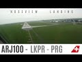 ARJ100 Prague Cockpit Landing