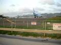 SXM departing jet blast
