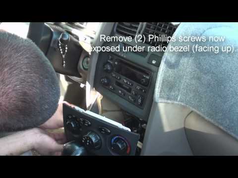 how to remove cd player from hyundai santa fe