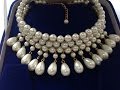 Diy Beaded Necklace | Jewelry Making | How To Make Necklace | Pearl Jewelry