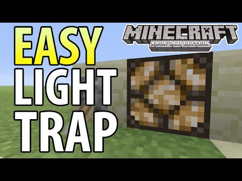 Minecraft (Xbox 360/PS3) - TU14 - EASY EXPLODING LIGHT TRAP - TUTORIAL