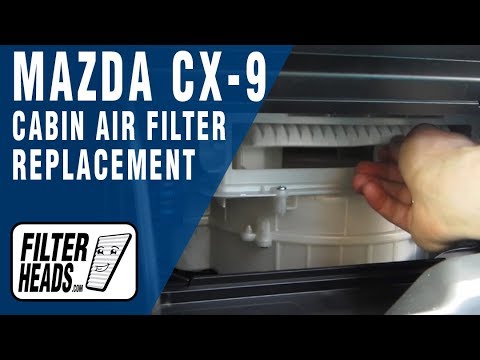 Cabin air filter replacement – Mazda CX-9
