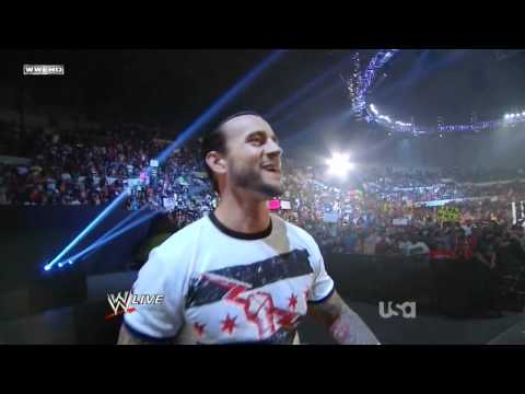 WWE Champion CM Punk - On a historic and epic Monday Night Raw, CM Punk returns after leaving the WWE with the WWE Championship, and John Cena is the new WWE Champion after his mat...