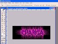 tutorial photoshop  texto hielo rosa
