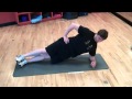Side Plank Challenge  - stacking your feet, place the elbow of your lower side directly below your shoulder. keep your core tight and your hips in line. Hold for as long as possible.