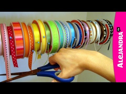 how to organize craft supplies