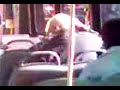 Old Fat Lady Shadow Boxing on Bus