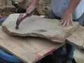 Cutting And Trimming Flagstone