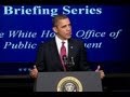 President Obama Speaks at Briefing with The Arc