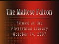 Joe Gores and THE MALTESE FALCON, Part I Joe Gores and THE MALTESE FALCON, Part I