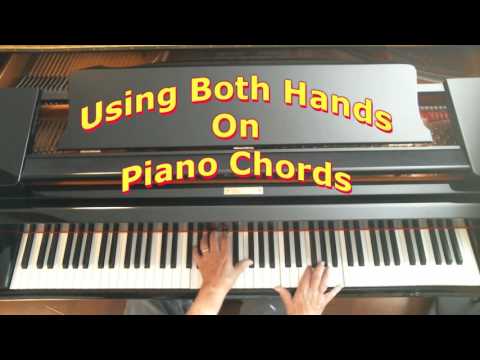 hands piano chords form both play