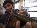 Nice Young Gypsy Violinist plays in Metro - Paris