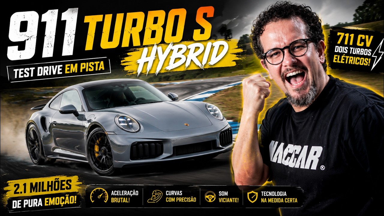 QUASE CHOREI NO VOLANTE! Acelerei o NOVO Porsche 911 Turbo S (992.2) no Velo Città! 🚀🏁