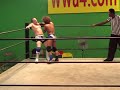 former tag team champions together, former internet champions each, and now... former wwa4 champion jonathan davis faces new wwa4 champion ric 