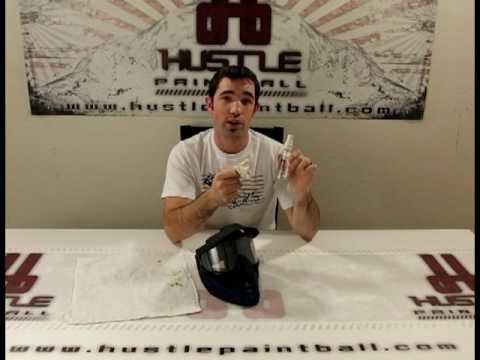 how to clean a jt paintball mask