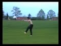 jumping in the evening