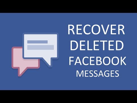 how to i retrieve deleted facebook messages