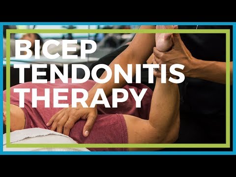 how to cure bicep tendonitis